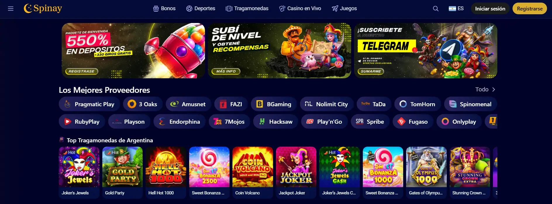 Spinay Casino – Casino online, juegos y opciones de acceso image 1